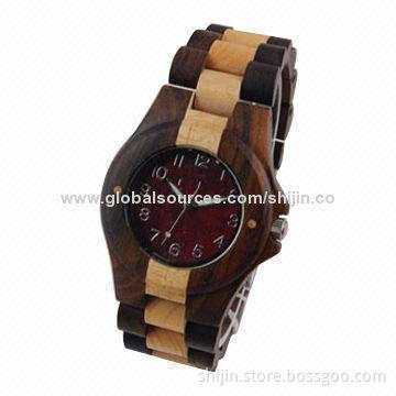 Wooden watch with red sandalwood,vogue, made in China,OEM
